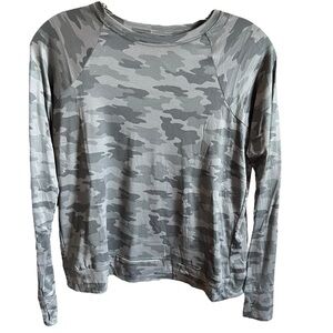 Kyodan Girl”s Gray Athletic Long Sleep Top Size L (12)